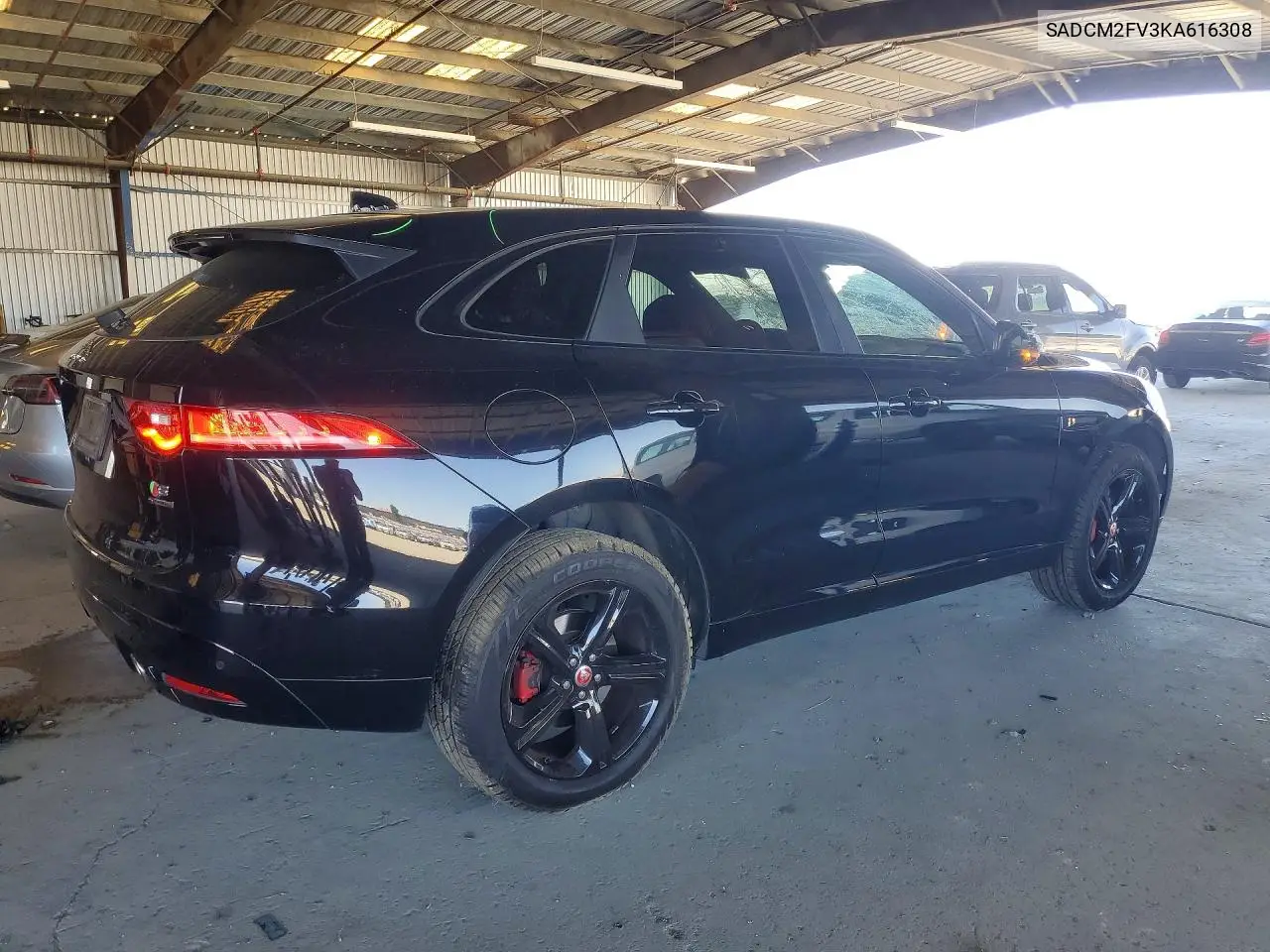2019 Jaguar F-Pace S VIN: SADCM2FV3KA616308 Lot: 57018456