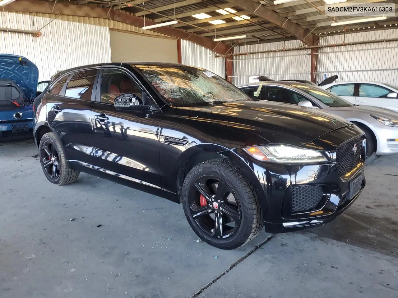 2019 Jaguar F-Pace S VIN: SADCM2FV3KA616308 Lot: 57018456