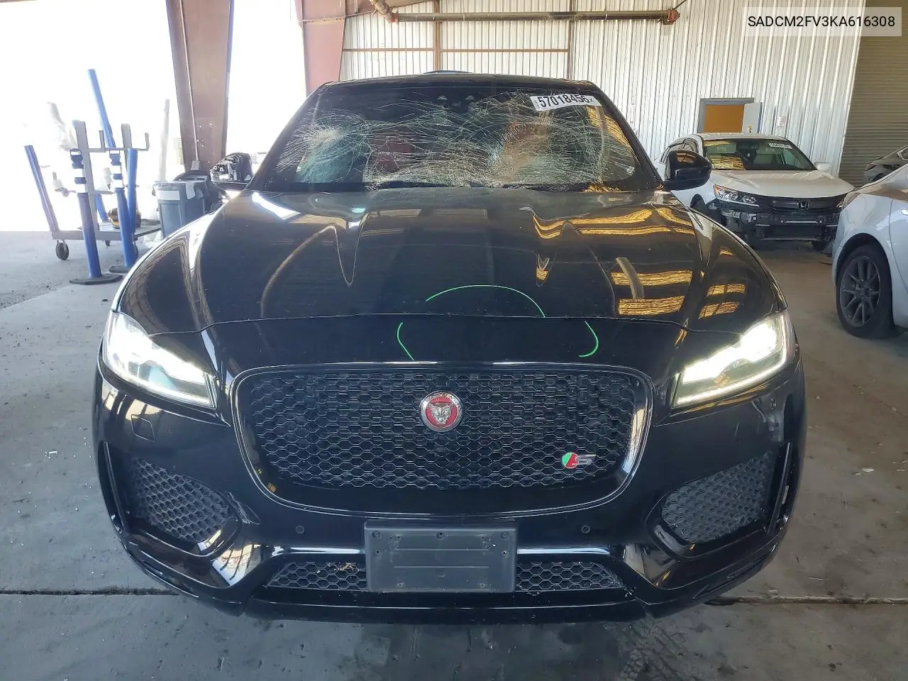 2019 Jaguar F-Pace S VIN: SADCM2FV3KA616308 Lot: 57018456