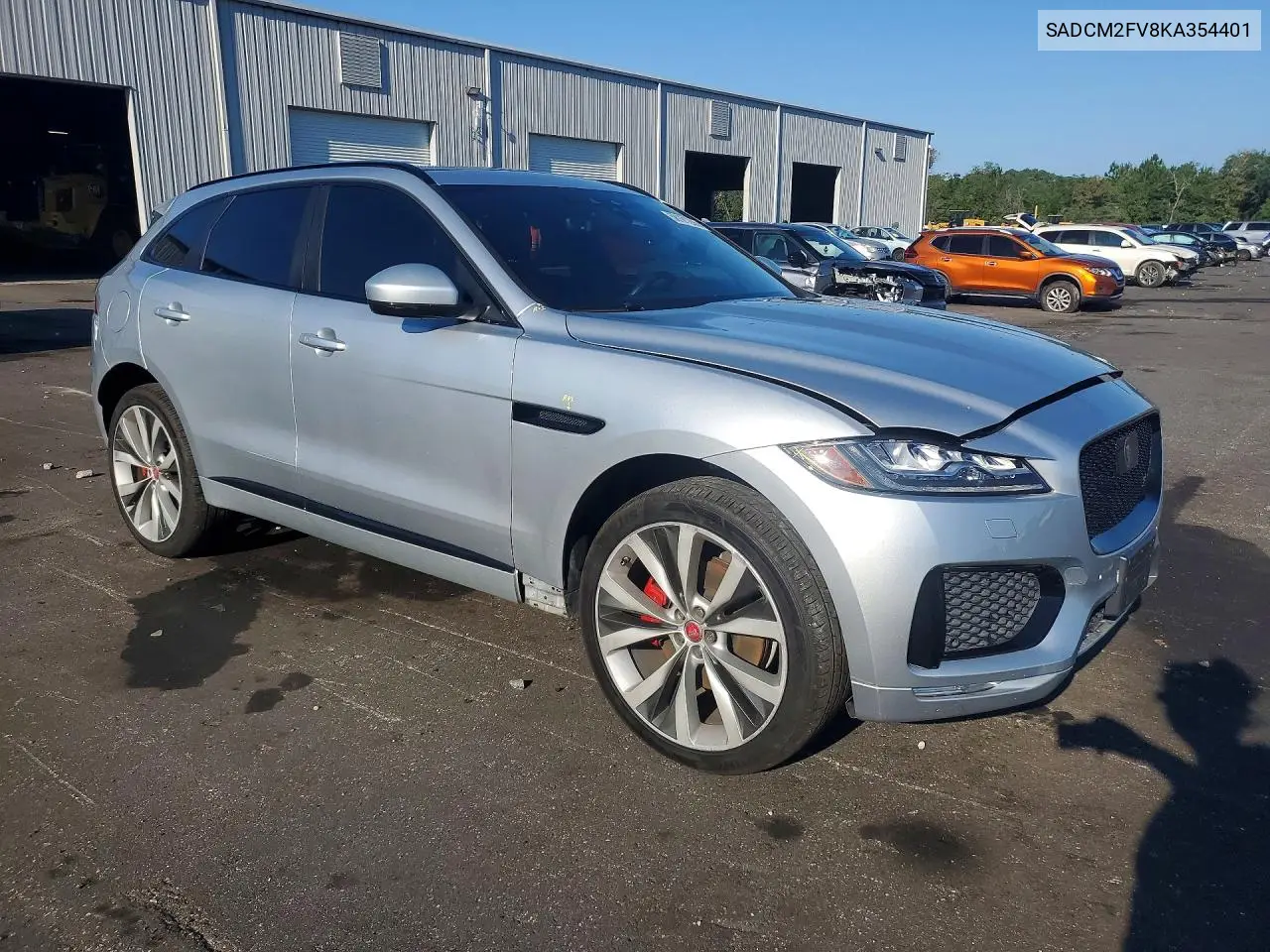 2019 Jaguar F-Pace S VIN: SADCM2FV8KA354401 Lot: 58191286