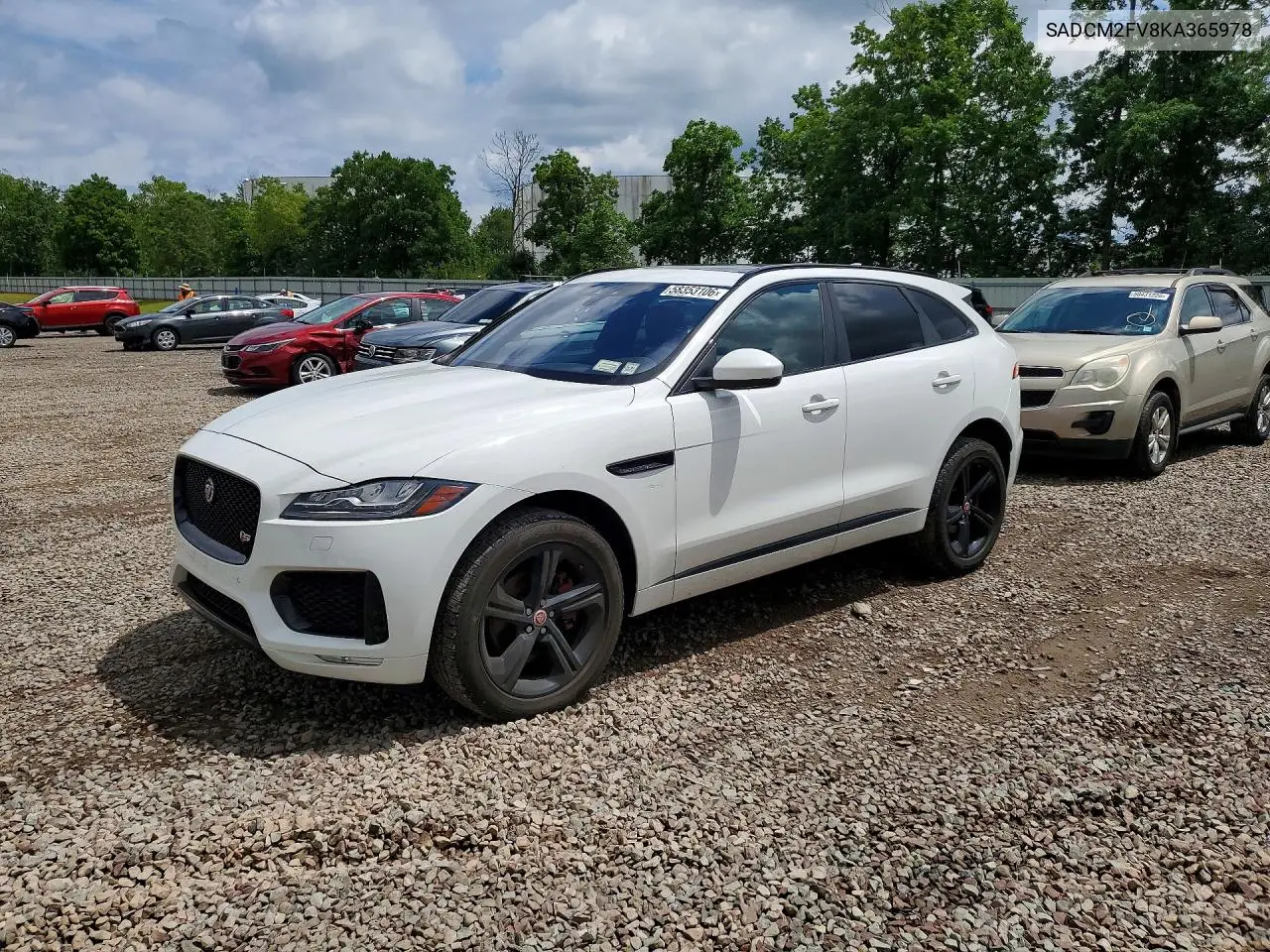 2019 Jaguar F-Pace S VIN: SADCM2FV8KA365978 Lot: 58353106
