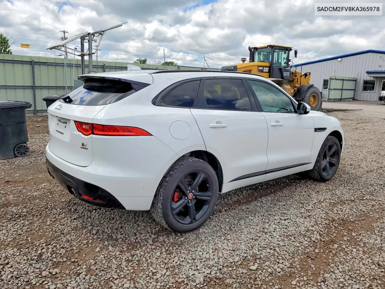 2019 Jaguar F-Pace S VIN: SADCM2FV8KA365978 Lot: 58353106