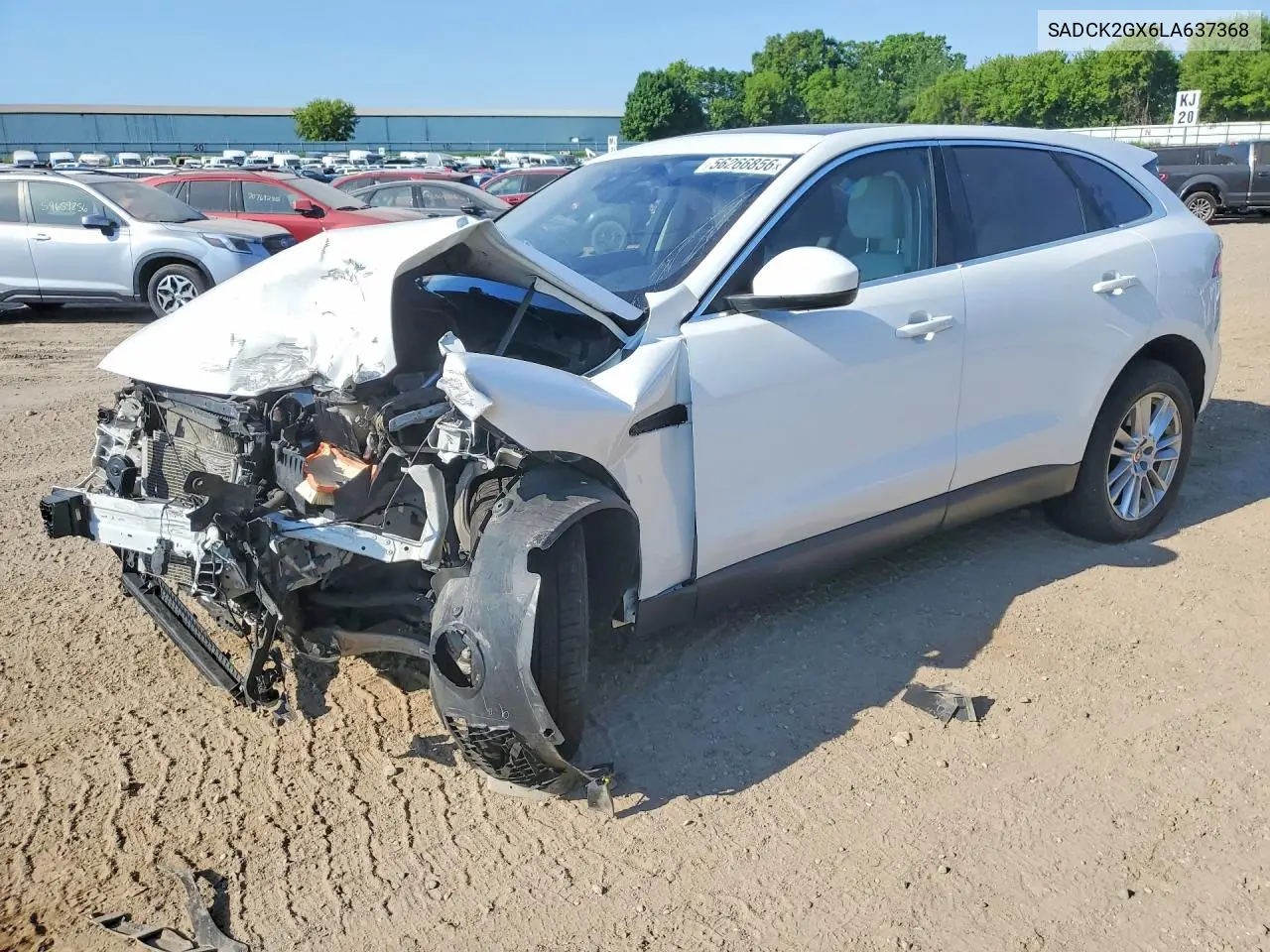 2020 Jaguar F-Pace Prestige VIN: SADCK2GX6LA637368 Lot: 56266856