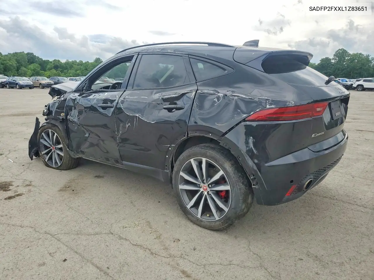 2020 Jaguar E-Pace Se VIN: SADFP2FXXL1Z83651 Lot: 57260146