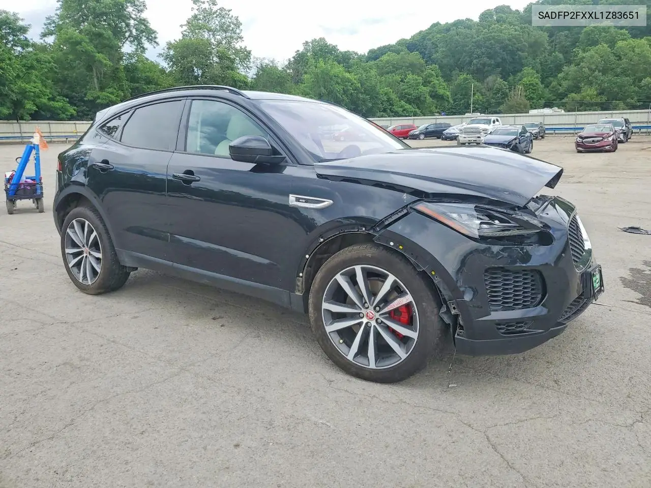 2020 Jaguar E-Pace Se VIN: SADFP2FXXL1Z83651 Lot: 57260146