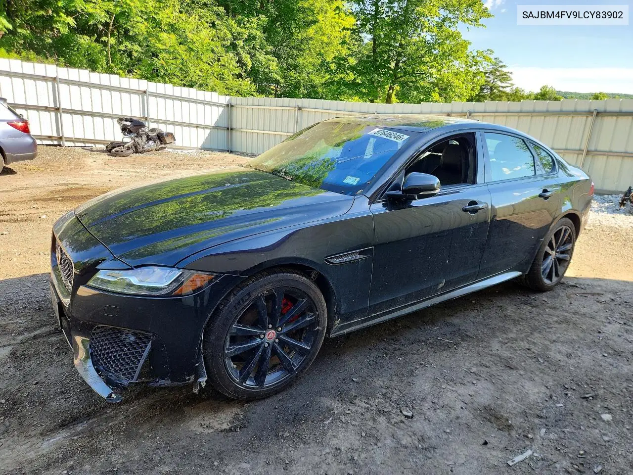 2020 Jaguar Xf S VIN: SAJBM4FV9LCY83902 Lot: 57646246