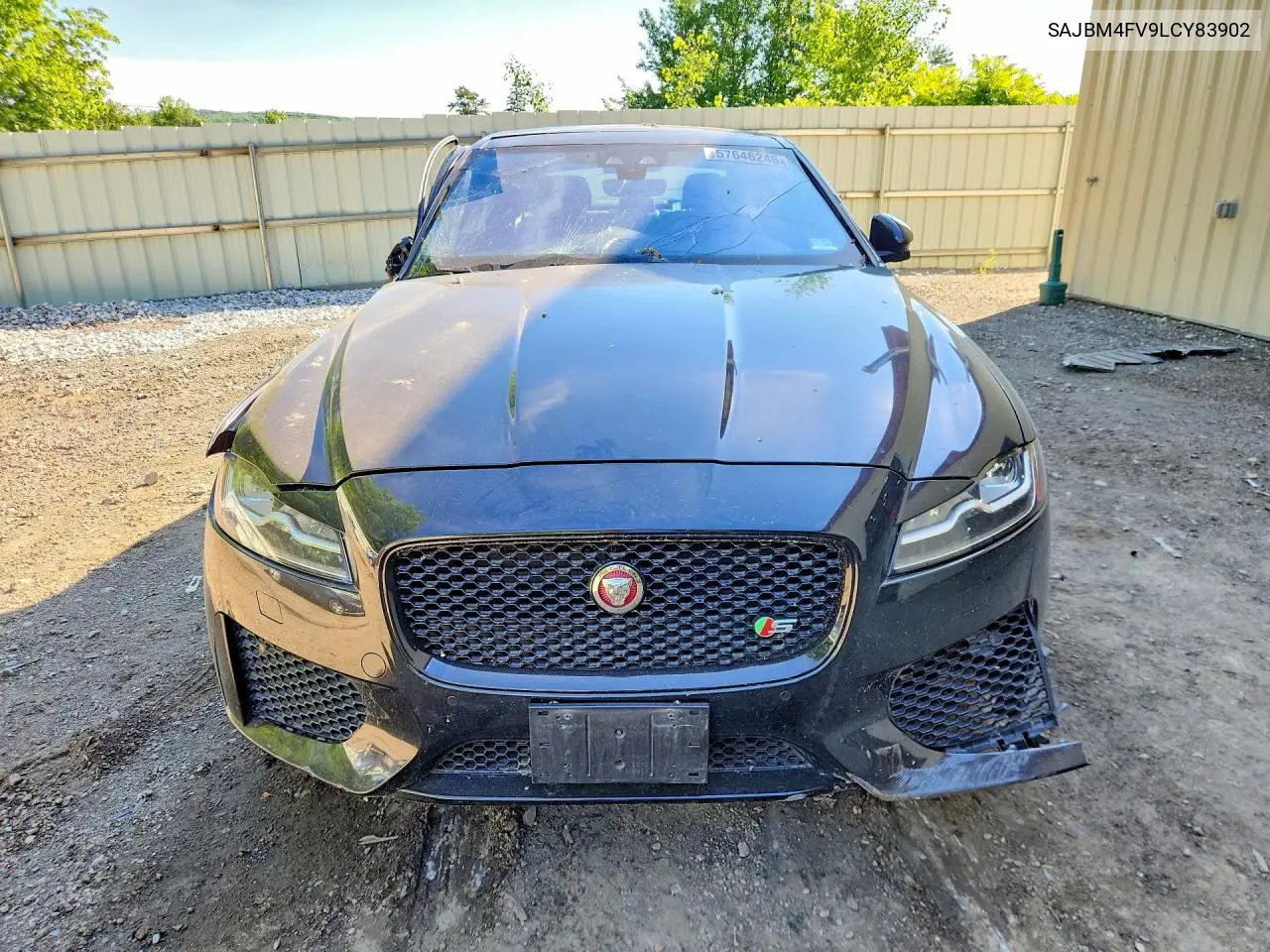 2020 Jaguar Xf S VIN: SAJBM4FV9LCY83902 Lot: 57646246