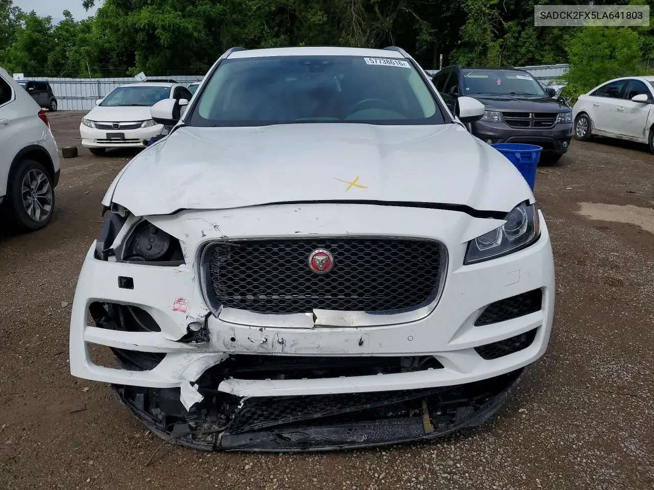 2020 Jaguar F-Pace Prestige VIN: SADCK2FX5LA641803 Lot: 57738616