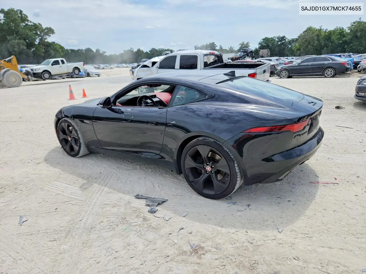 2021 Jaguar F-Type VIN: SAJDD1GX7MCK74655 Lot: 56332786