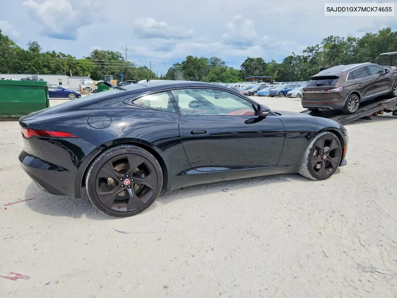 2021 Jaguar F-Type VIN: SAJDD1GX7MCK74655 Lot: 56332786