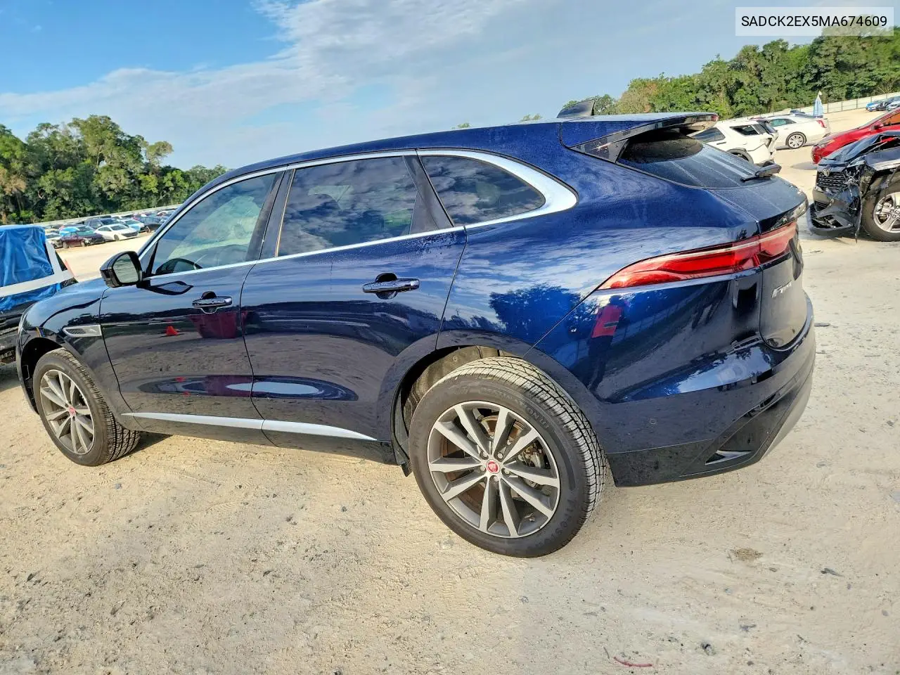 2021 Jaguar F-Pace VIN: SADCK2EX5MA674609 Lot: 58200346