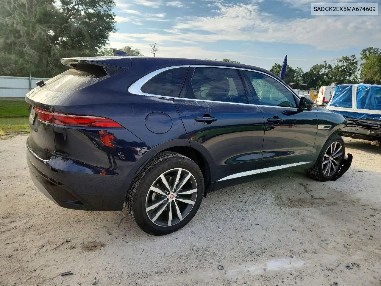 2021 Jaguar F-Pace VIN: SADCK2EX5MA674609 Lot: 58200346