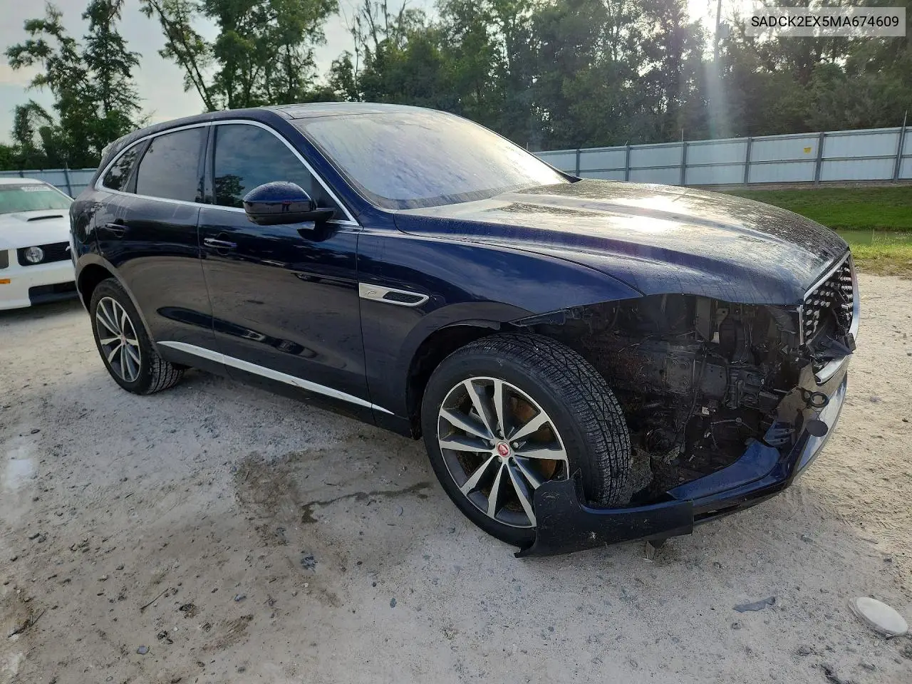 2021 Jaguar F-Pace VIN: SADCK2EX5MA674609 Lot: 58200346
