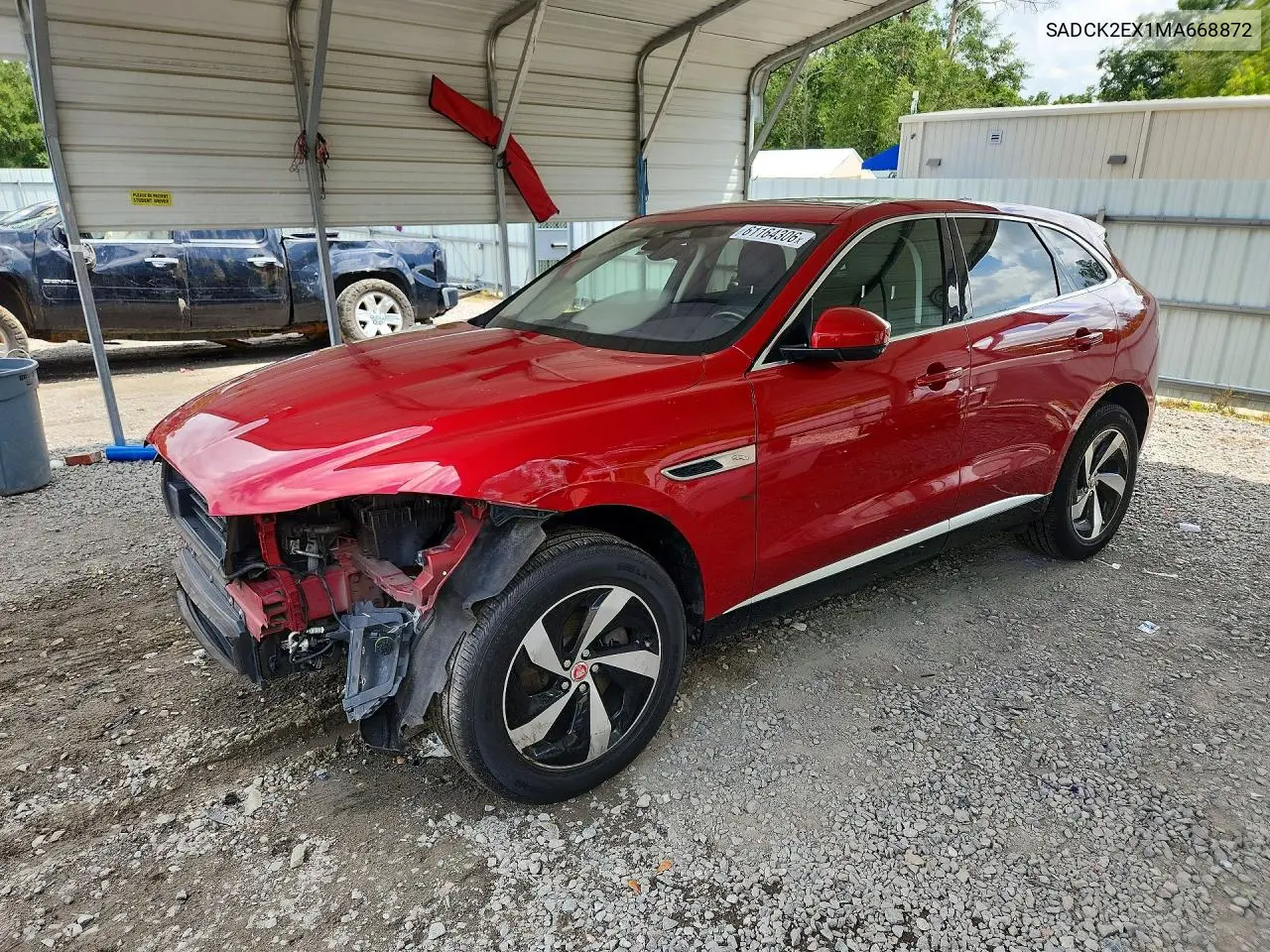2021 Jaguar Atv 200Cc VIN: SADCK2EX1MA668872 Lot: 61164306