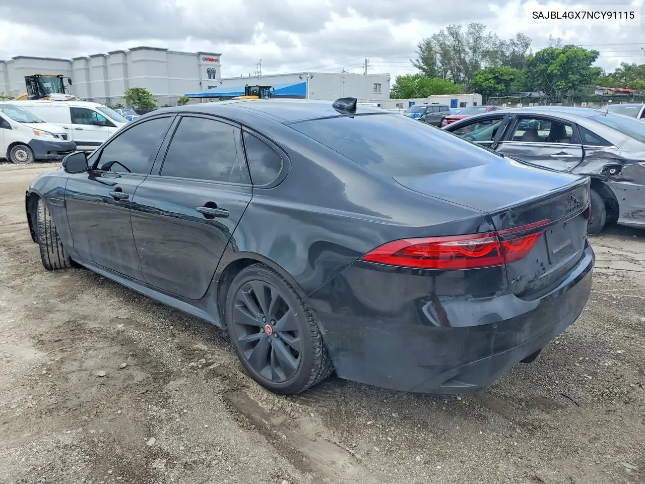 2022 Jaguar Xf R-Dynamic Se VIN: SAJBL4GX7NCY91115 Lot: 53778336