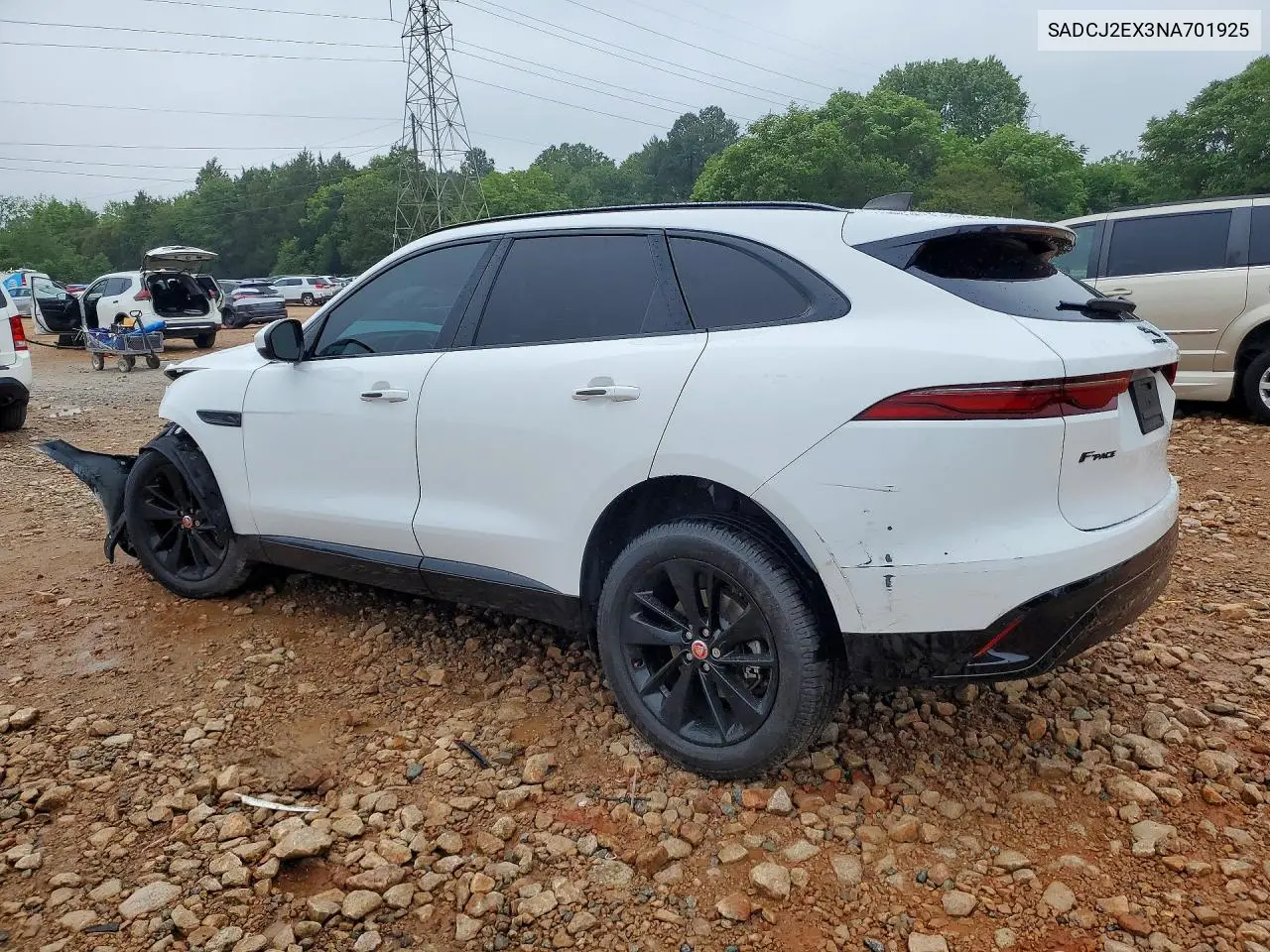 2022 Jaguar F-Pace S VIN: SADCJ2EX3NA701925 Lot: 54725736