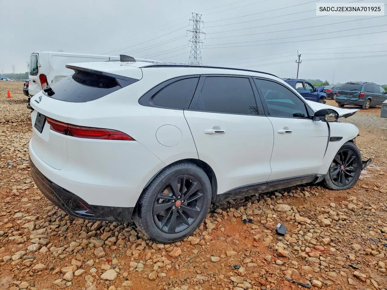 2022 Jaguar F-Pace S VIN: SADCJ2EX3NA701925 Lot: 54725736