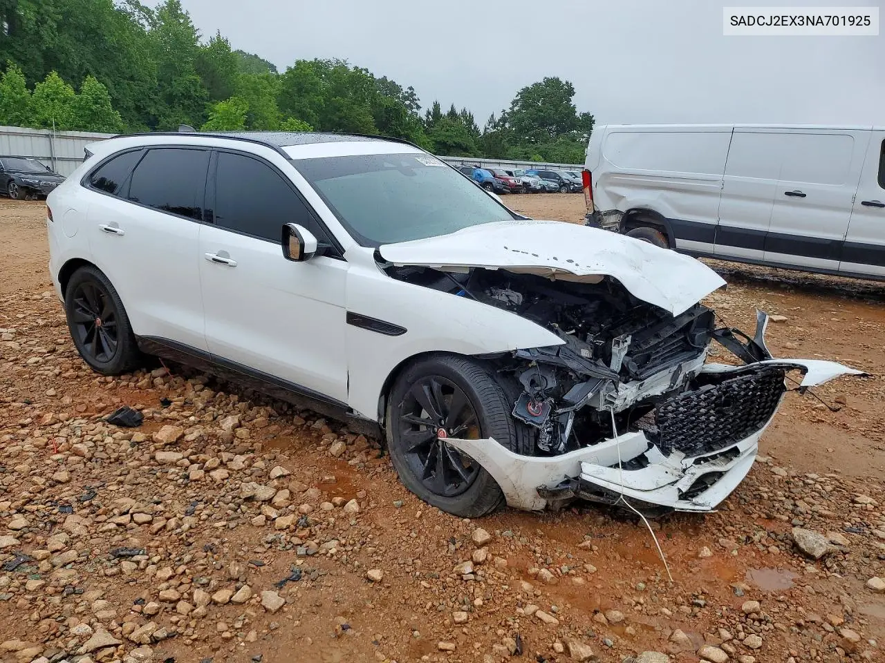 2022 Jaguar F-Pace S VIN: SADCJ2EX3NA701925 Lot: 54725736