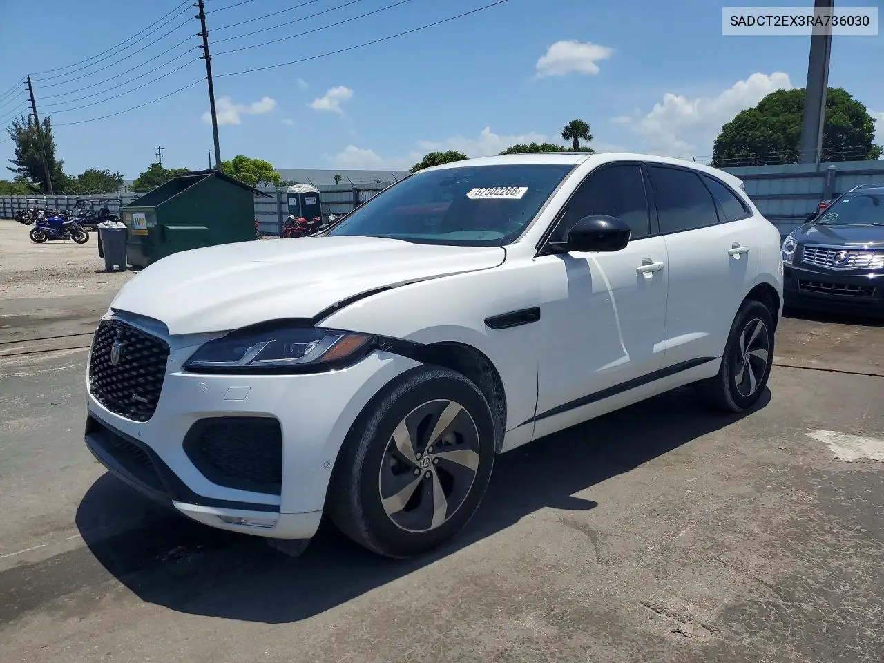 2024 Jaguar F-Pace R-Dynamic S VIN: SADCT2EX3RA736030 Lot: 57582266