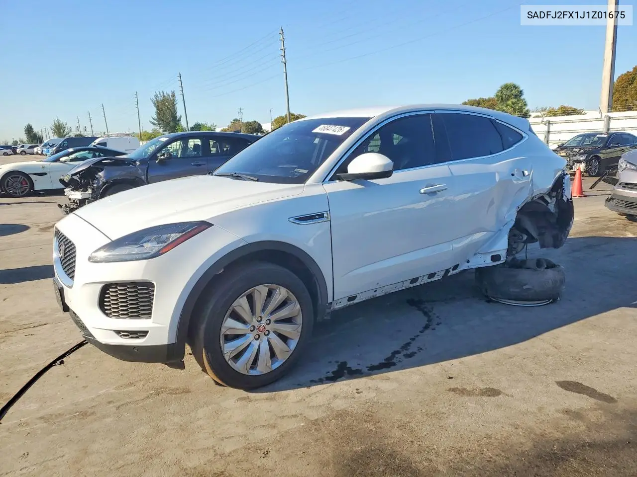 2018 Jaguar E-Pace S VIN: SADFJ2FX1J1Z01675 Lot: 46847426