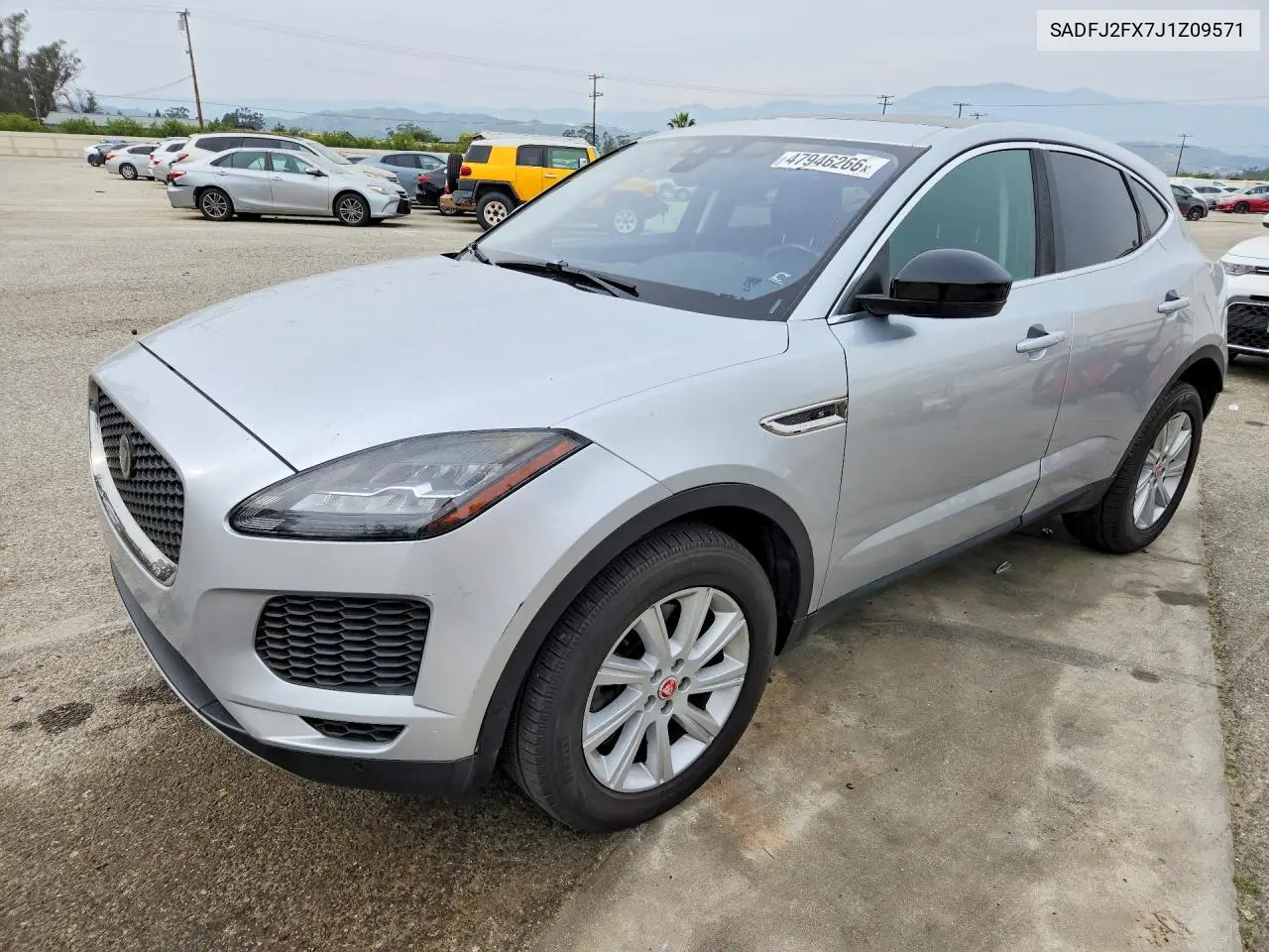 2018 Jaguar E-Pace S VIN: SADFJ2FX7J1Z09571 Lot: 47946266