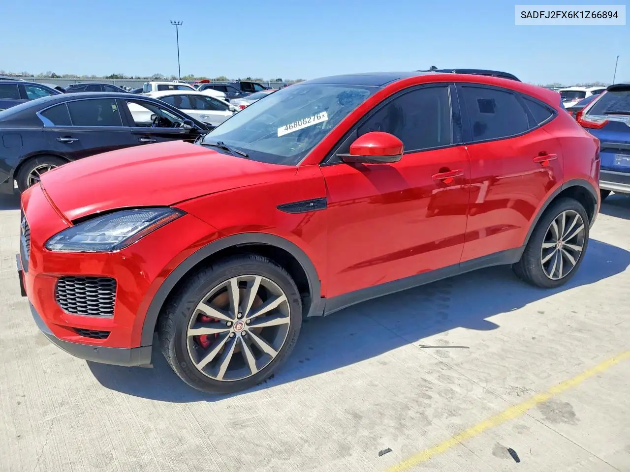 2019 Jaguar E-Pace S VIN: SADFJ2FX6K1Z66894 Lot: 46806276