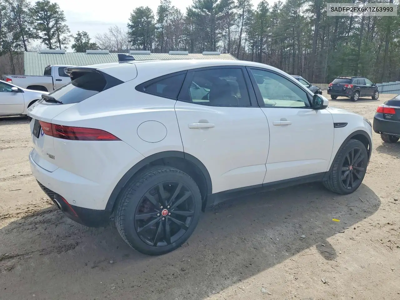 2019 Jaguar E-Pace Se VIN: SADFP2FX6K1Z63993 Lot: 47743136