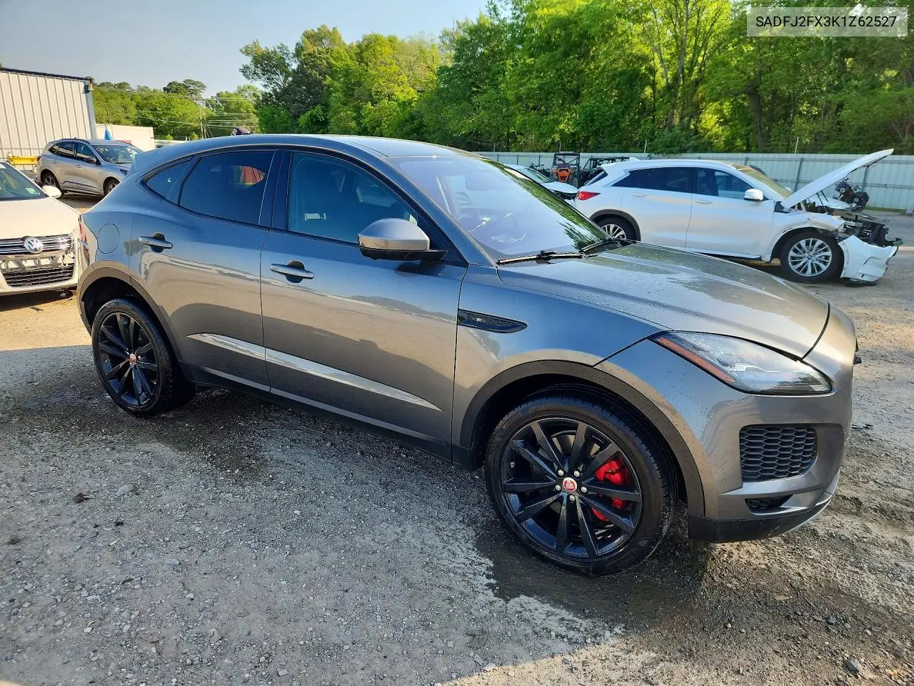2019 Jaguar E-Pace S VIN: SADFJ2FX3K1Z62527 Lot: 48974036