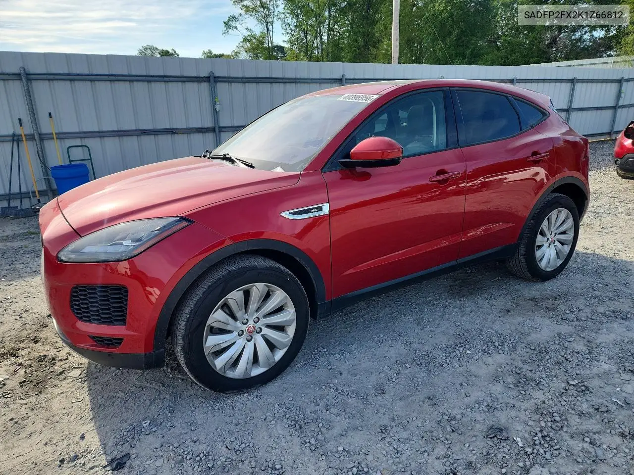 2019 Jaguar E-Pace Se VIN: SADFP2FX2K1Z66812 Lot: 49396956