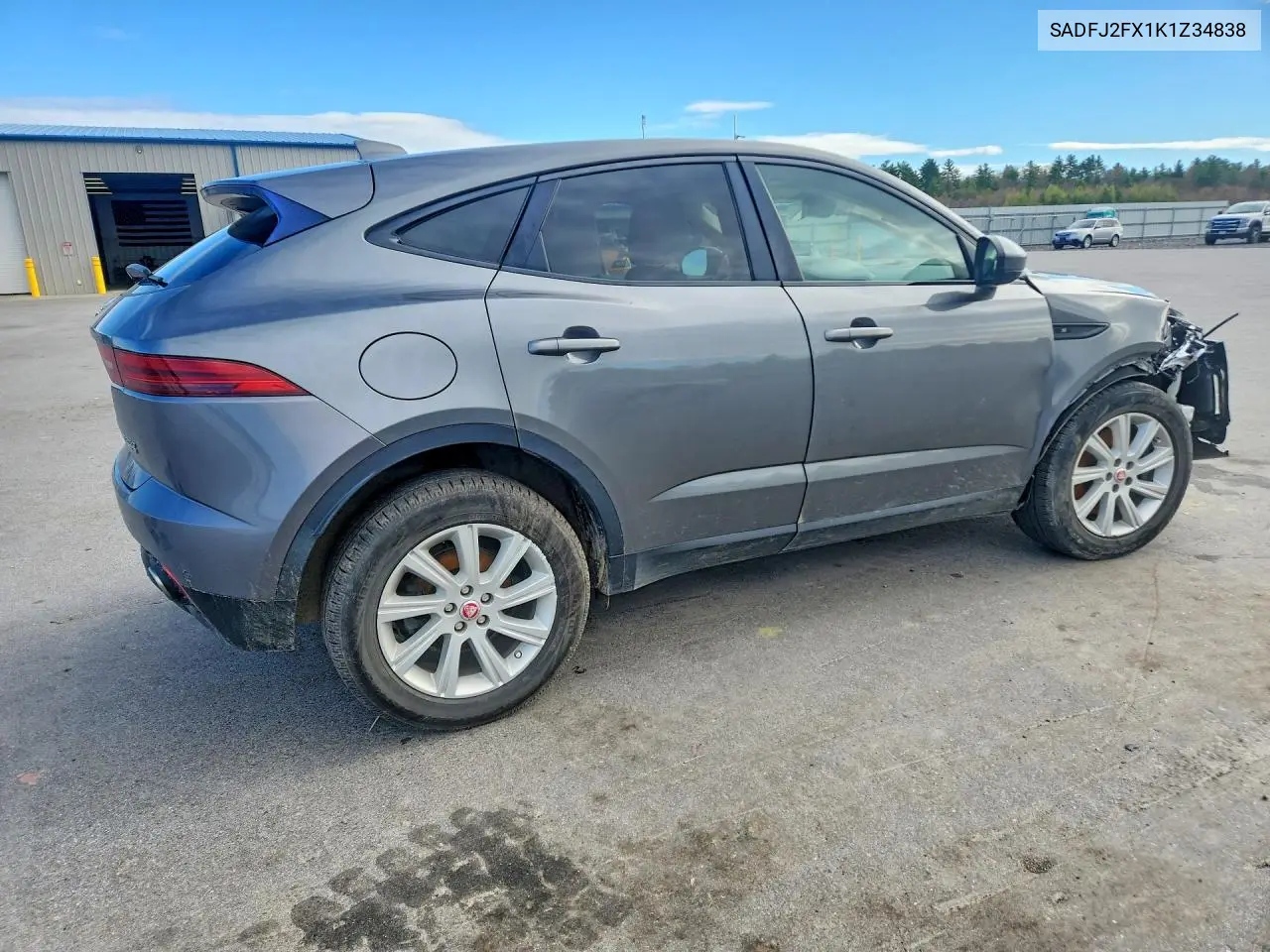 2019 Jaguar E-Pace S VIN: SADFJ2FX1K1Z34838 Lot: 53248316