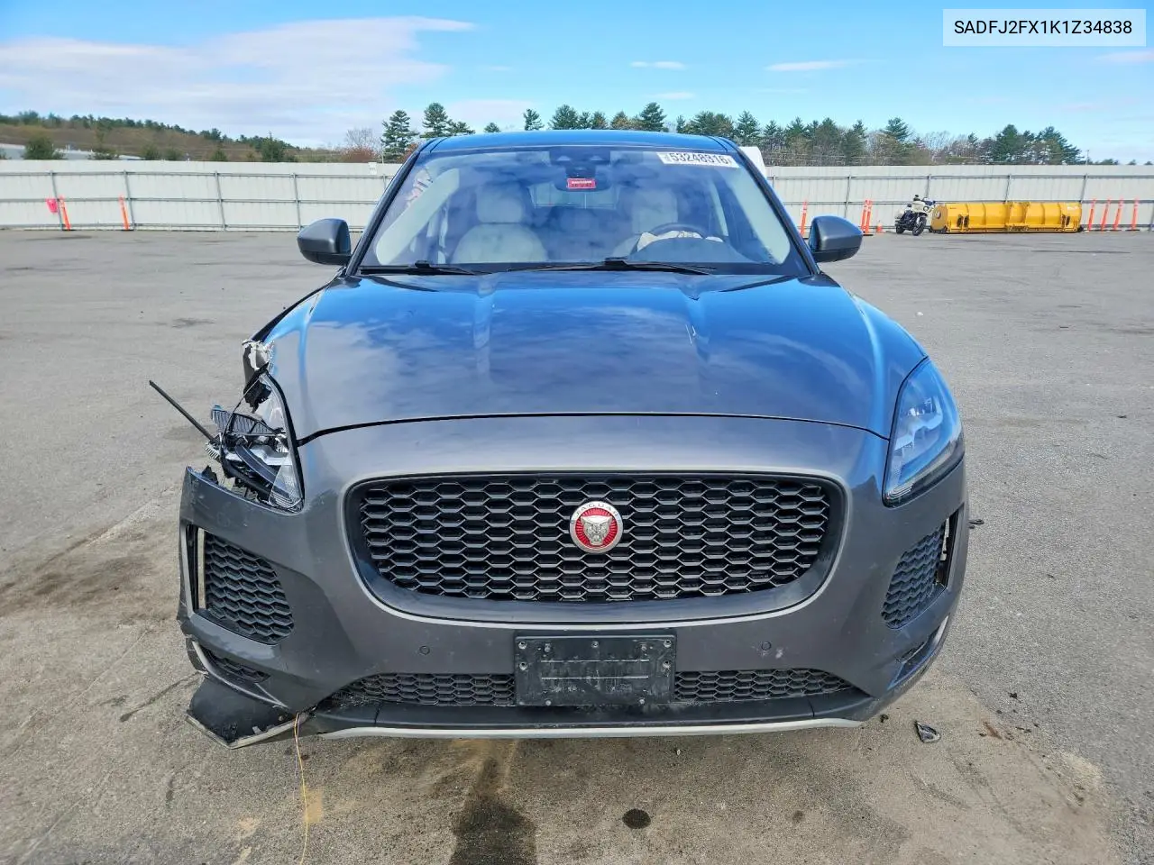 2019 Jaguar E-Pace S VIN: SADFJ2FX1K1Z34838 Lot: 53248316