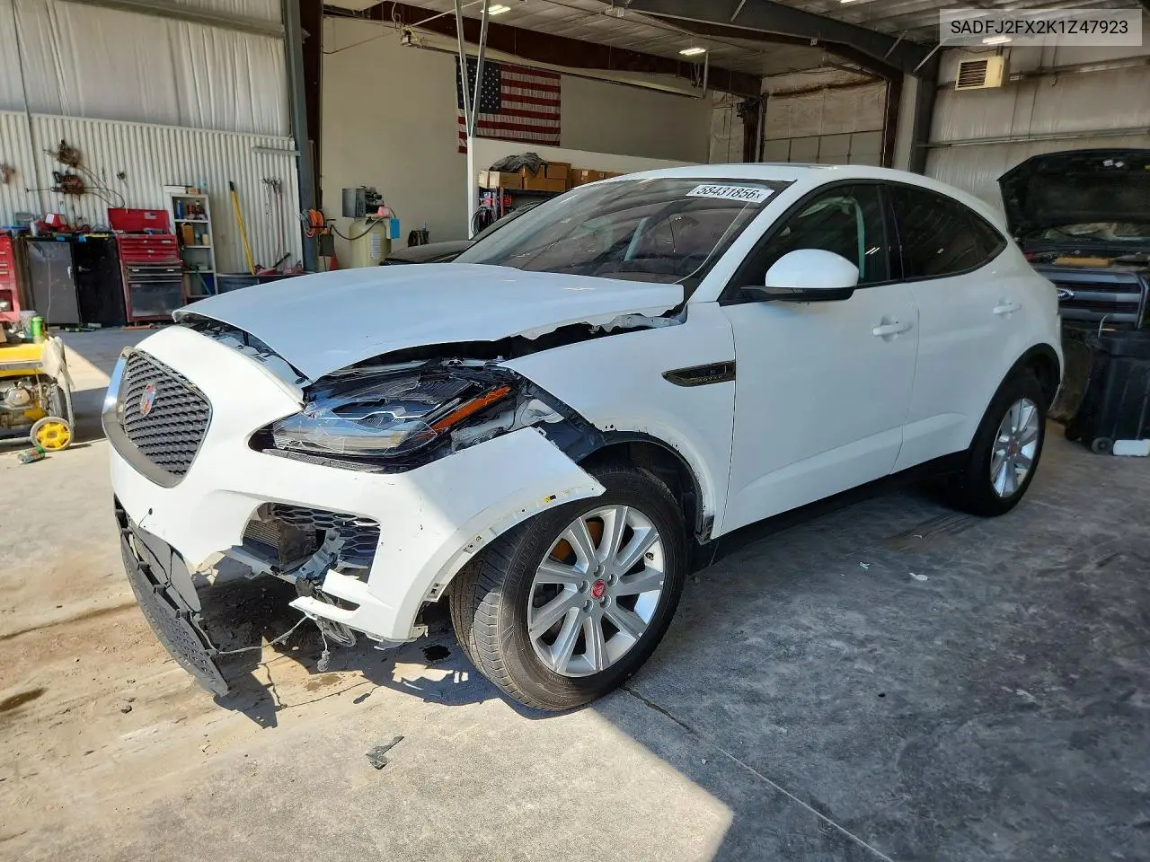 2019 Jaguar E-Pace S VIN: SADFJ2FX2K1Z47923 Lot: 58431856
