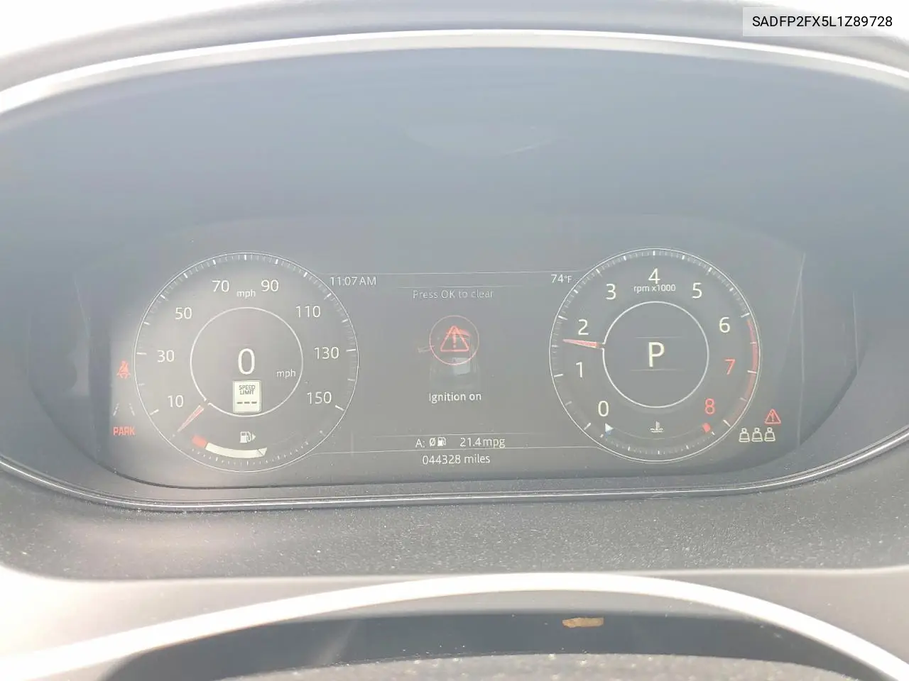2020 Jaguar E-Pace Se VIN: SADFP2FX5L1Z89728 Lot: 56039336