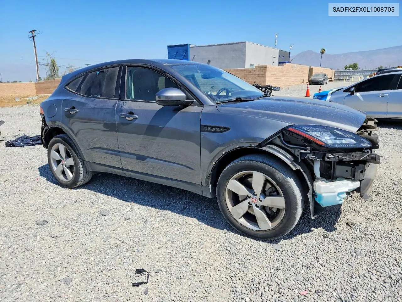 2020 Jaguar E-Pace VIN: SADFK2FX0L1008705 Lot: 59138966
