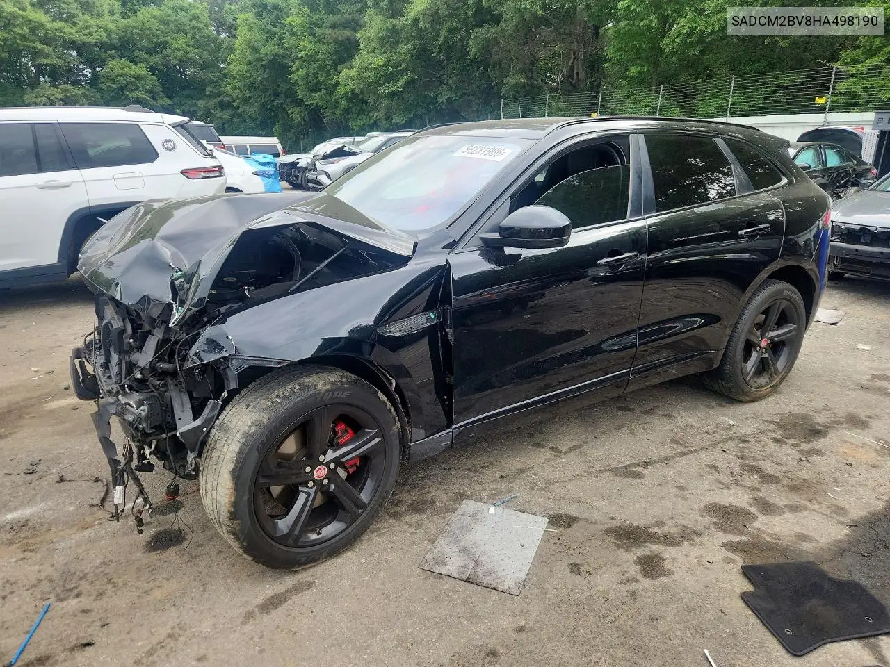2017 Jaguar F-Pace S VIN: SADCM2BV8HA498190 Lot: 54231906
