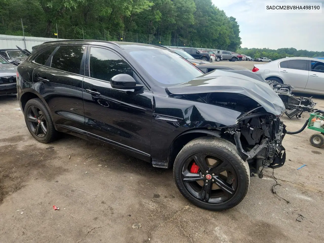 2017 Jaguar F-Pace S VIN: SADCM2BV8HA498190 Lot: 54231906