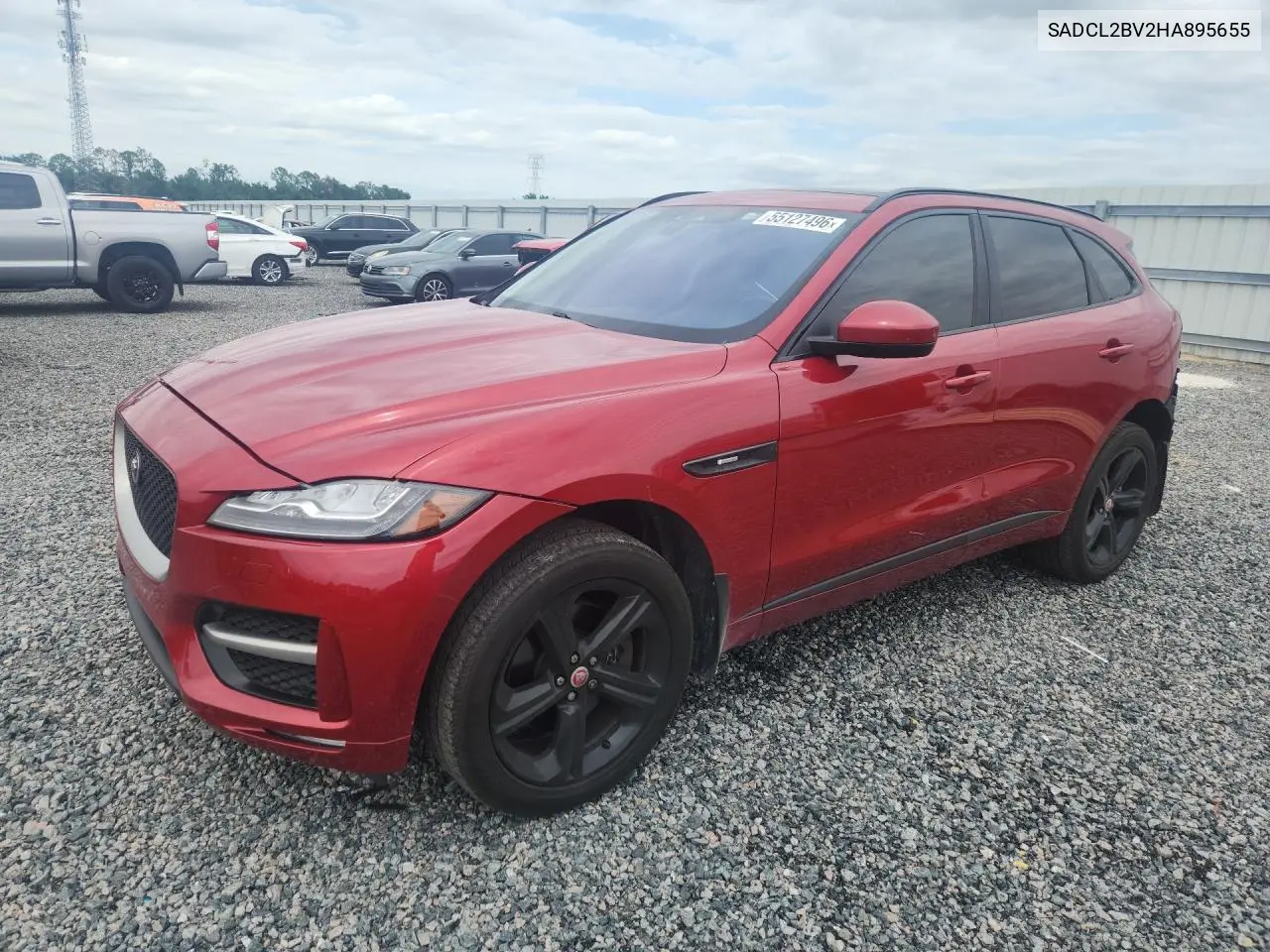 2017 Jaguar F-Pace R - Sport VIN: SADCL2BV2HA895655 Lot: 55127496