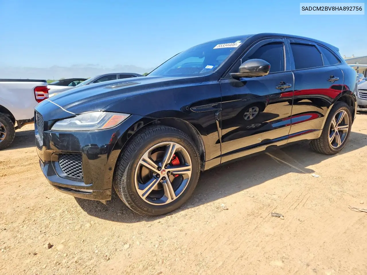 2017 Jaguar F-Pace S VIN: SADCM2BV8HA892756 Lot: 55334406