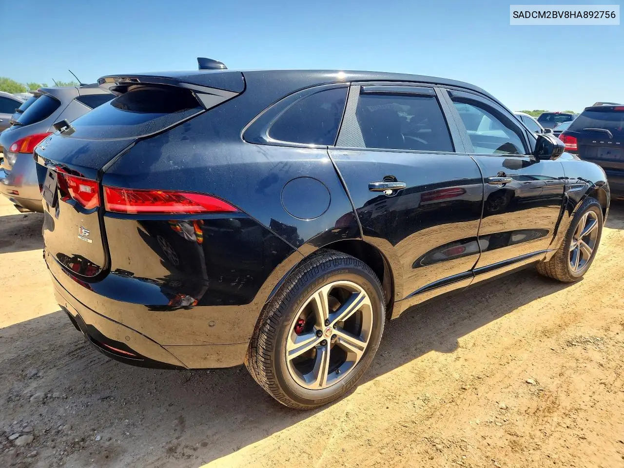 2017 Jaguar F-Pace S VIN: SADCM2BV8HA892756 Lot: 55334406