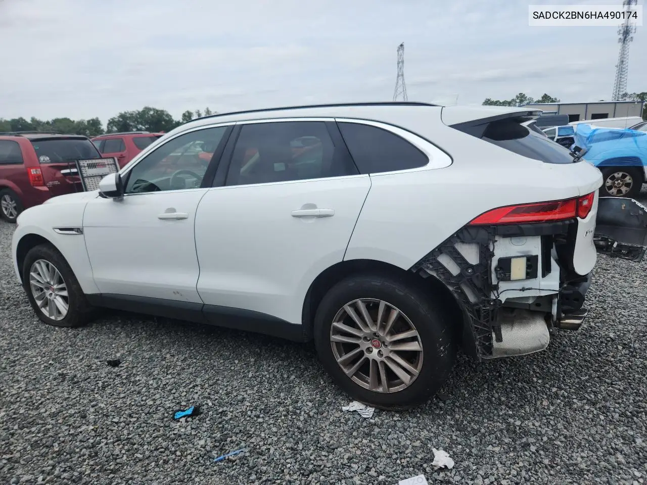 2017 Jaguar F-Pace Prestige VIN: SADCK2BN6HA490174 Lot: 55797206