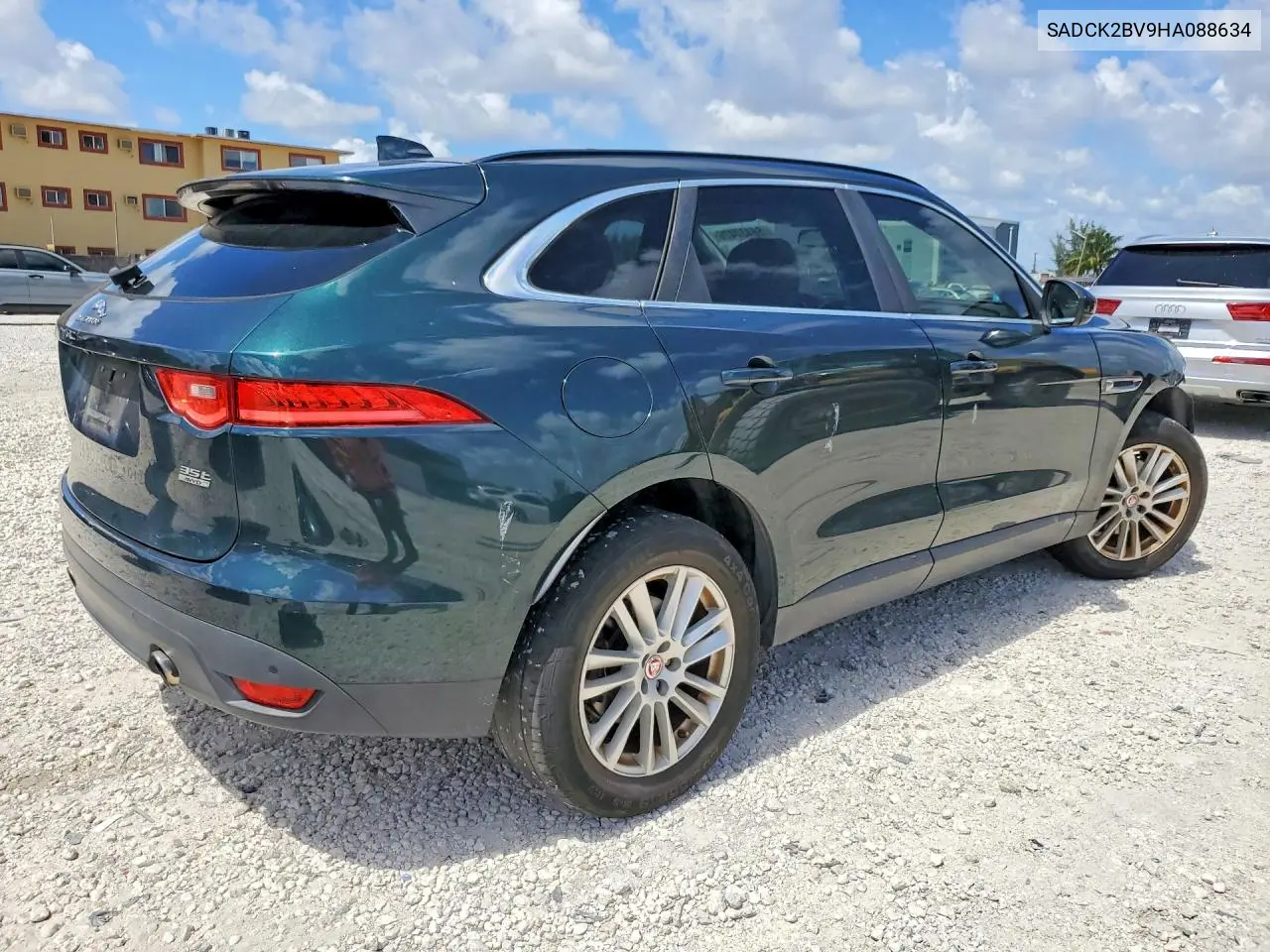 2017 Jaguar F-Pace Prestige VIN: SADCK2BV9HA088634 Lot: 56437426