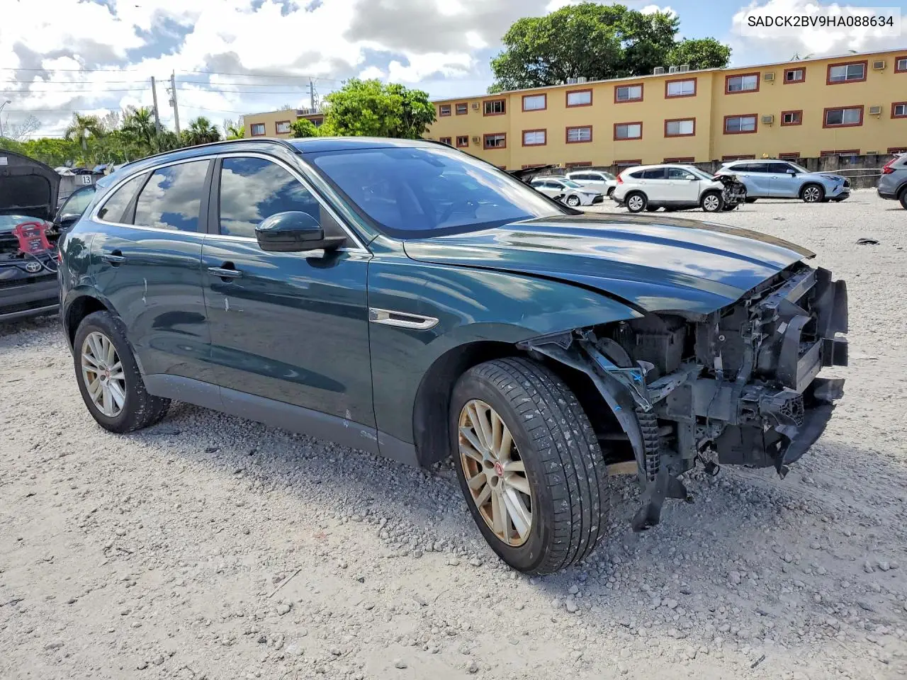 2017 Jaguar F-Pace Prestige VIN: SADCK2BV9HA088634 Lot: 56437426