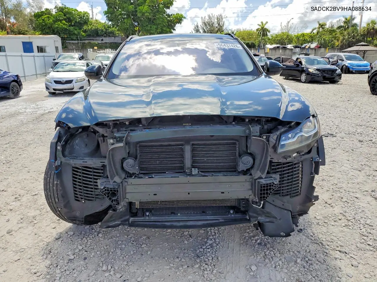 2017 Jaguar F-Pace Prestige VIN: SADCK2BV9HA088634 Lot: 56437426