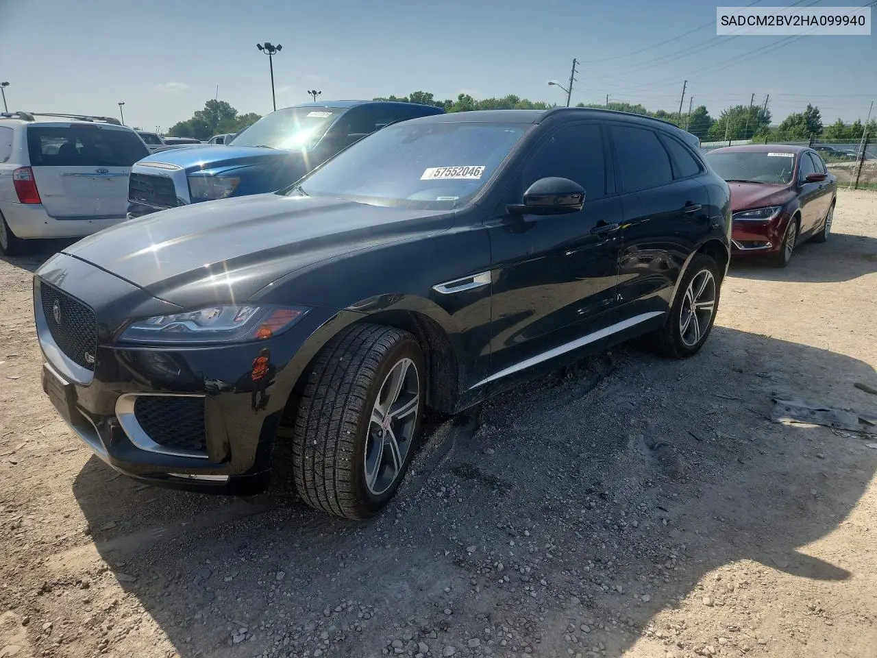 2017 Jaguar F-Pace S VIN: SADCM2BV2HA099940 Lot: 57552046