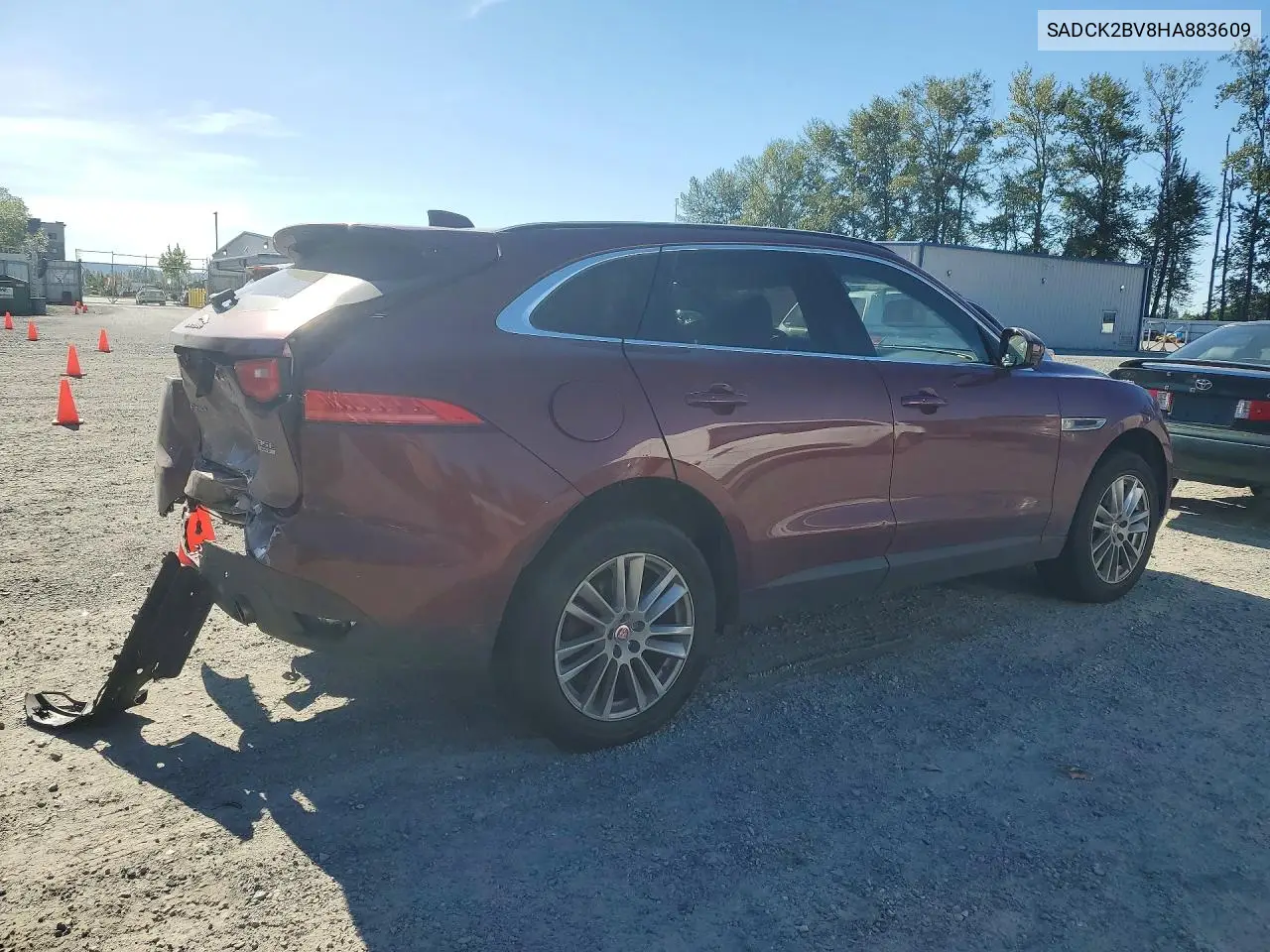 2017 Jaguar F-Pace Prestige VIN: SADCK2BV8HA883609 Lot: 58076626