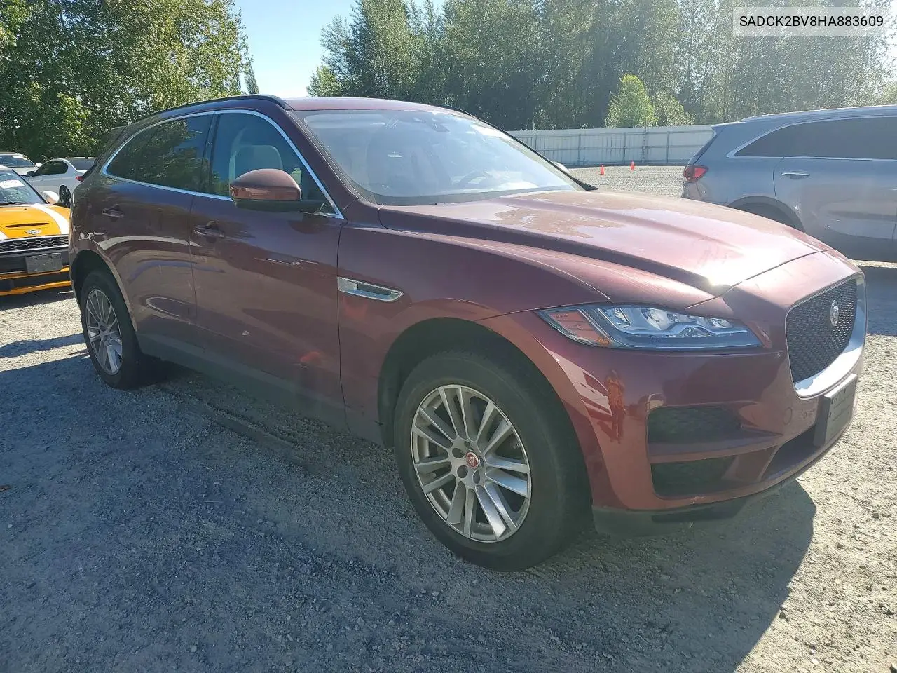 2017 Jaguar F-Pace Prestige VIN: SADCK2BV8HA883609 Lot: 58076626