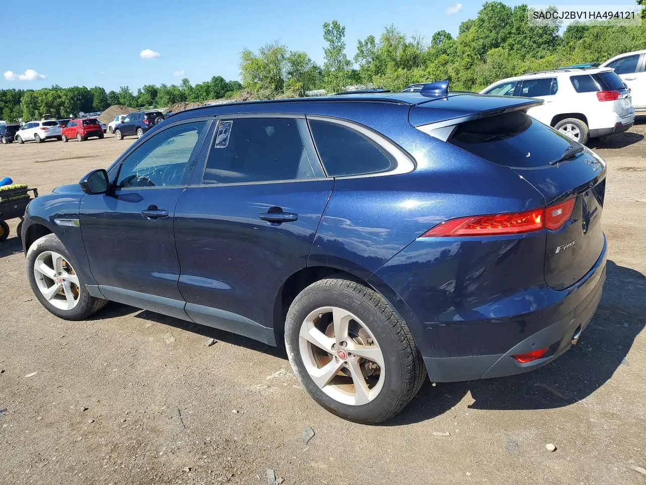 2017 Jaguar F-Pace Premium VIN: SADCJ2BV1HA494121 Lot: 58195366