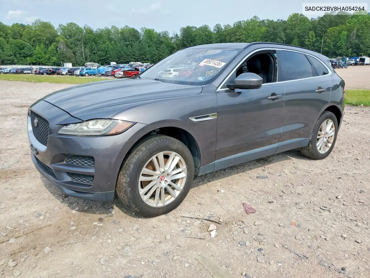 2017 Jaguar F-Pace Prestige VIN: SADCK2BV8HA054264 Lot: 58921436