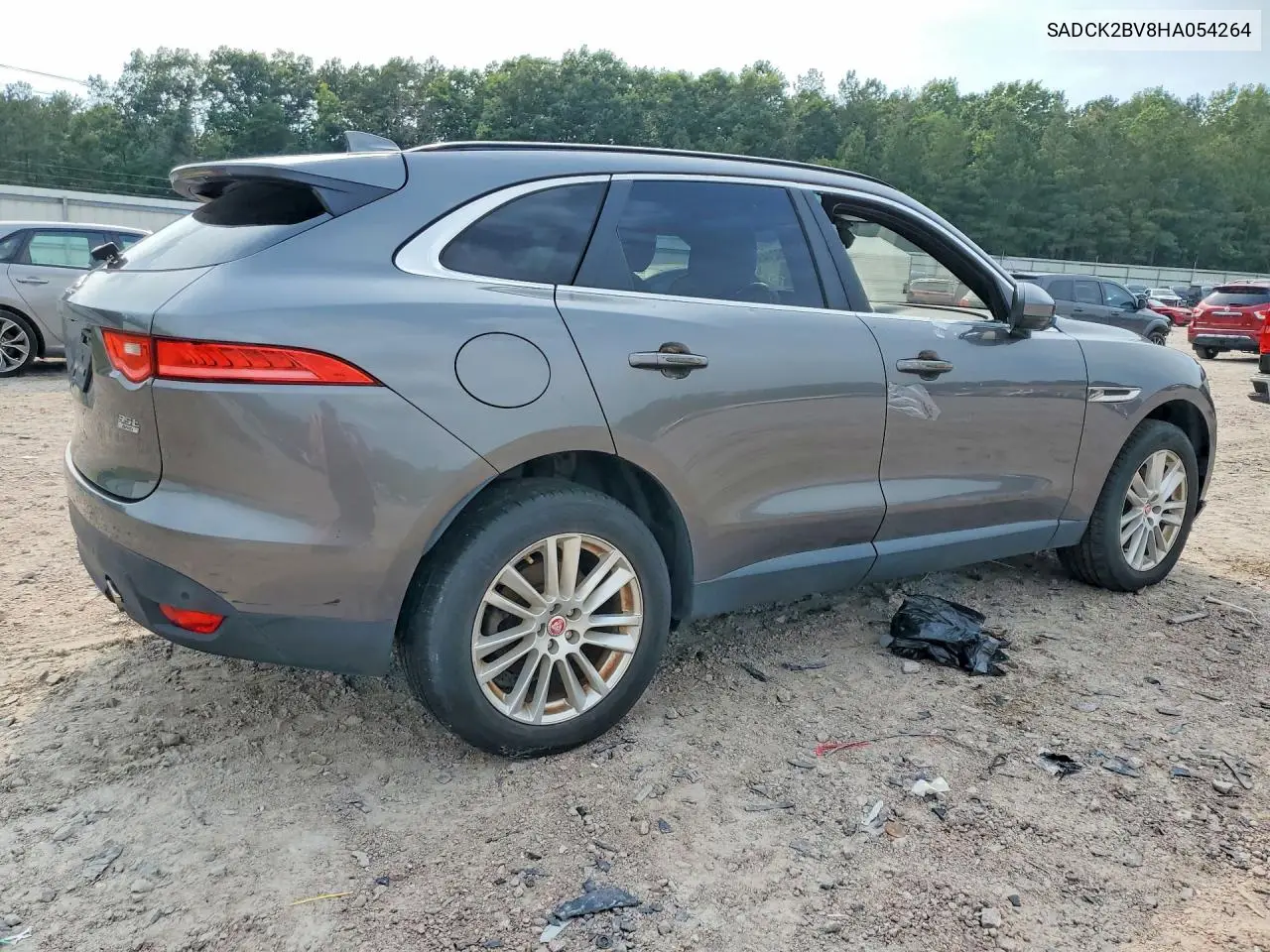 2017 Jaguar F-Pace Prestige VIN: SADCK2BV8HA054264 Lot: 58921436