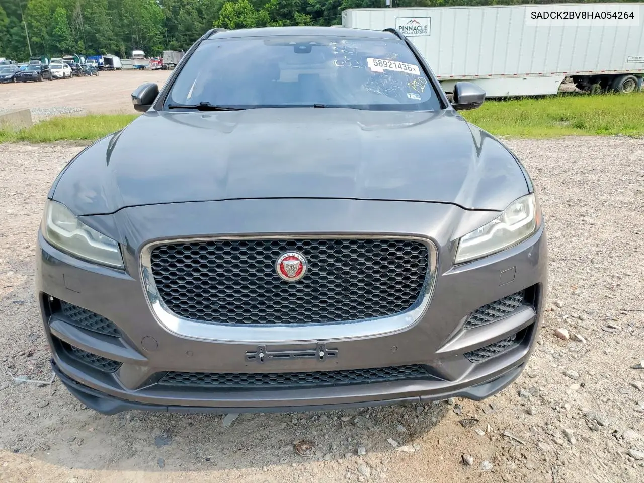 2017 Jaguar F-Pace Prestige VIN: SADCK2BV8HA054264 Lot: 58921436
